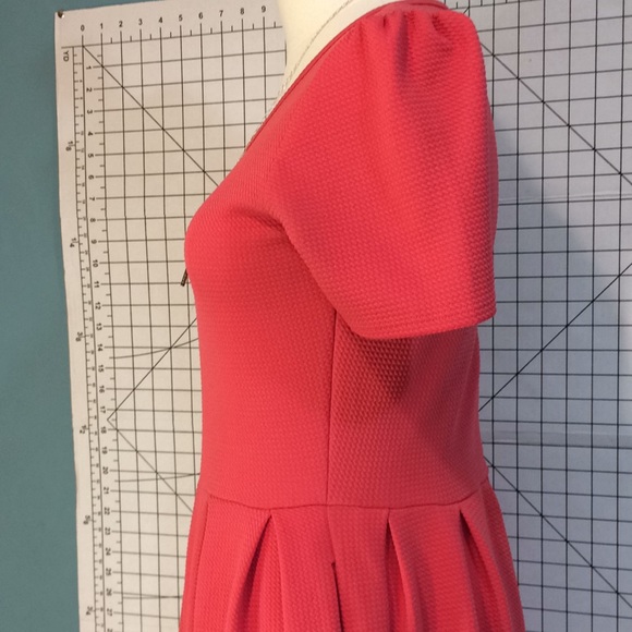 Lularoe Peach Pink Amelia Dress π¦ Solid Color S - Picture 5 of 9
